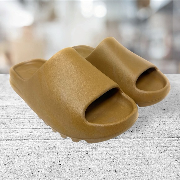 adidas gazelle silver green womens ADIDAS YEEZY SLIDES OCHRE (GW1931) – Blank Room